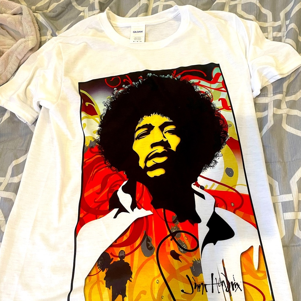 Jimi Hendrix unique novelty shirt size M. Great condition. Never worn! 🎸